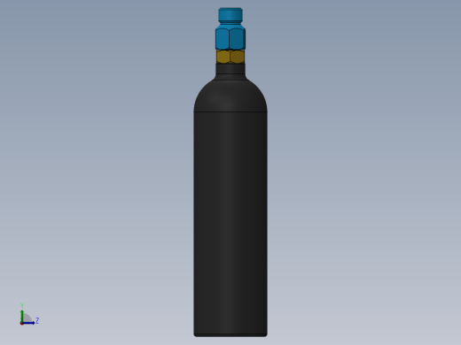 12盎司二氧化碳彩弹罐及CGA320适配器缩略图