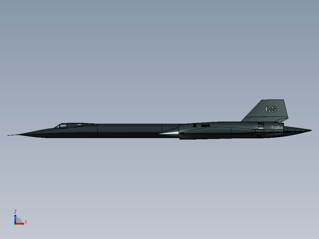 SR-71黑鸟侦察机