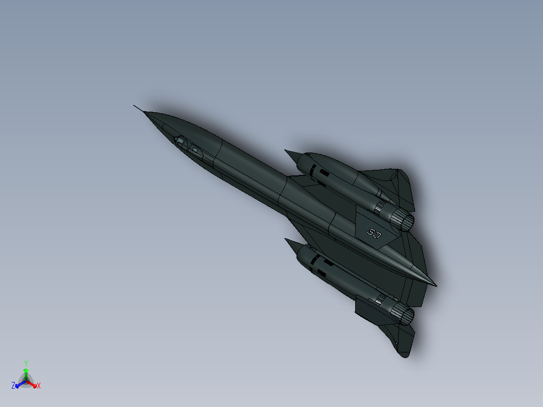 SR-71黑鸟侦察机