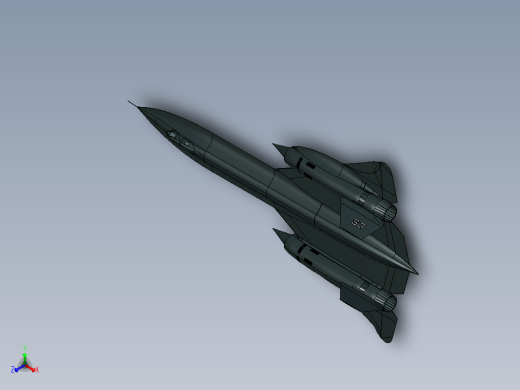 SR-71黑鸟侦察机缩略图