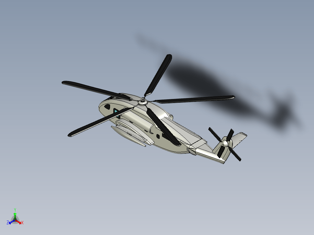 Sikorsky CH-53重型运输直升机造型