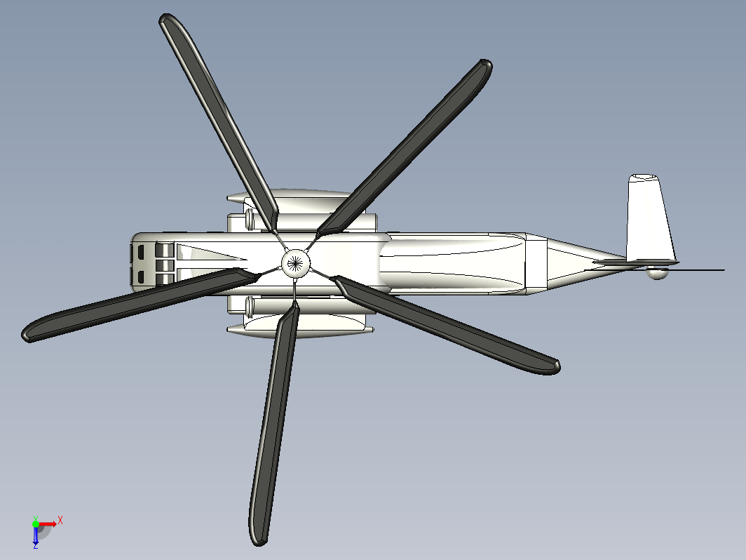 Sikorsky CH-53重型运输直升机造型