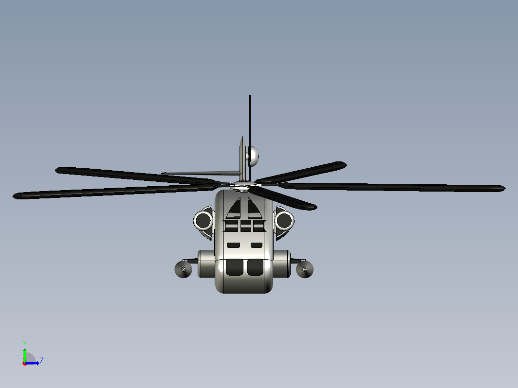 Sikorsky CH-53重型运输直升机造型