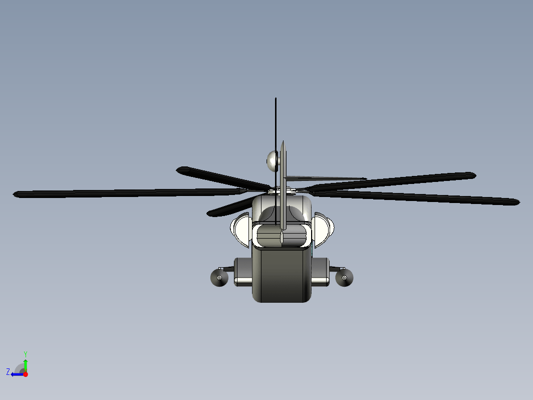 Sikorsky CH-53重型运输直升机造型