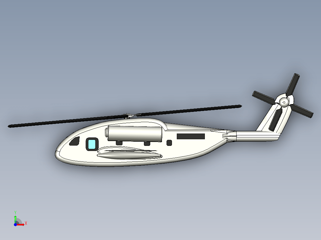 Sikorsky CH-53重型运输直升机造型