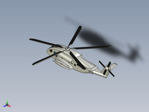 Sikorsky CH-53重型运输直升机造型缩略图