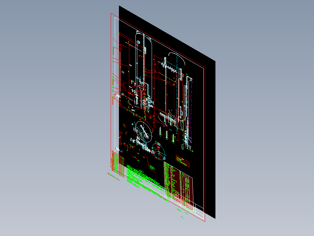 Φ1000钠离子交换器全套图纸