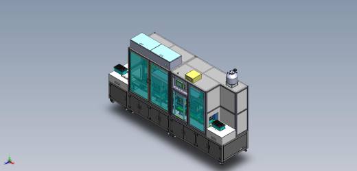 锂电池自动组装机3D图 带工程图缩略图