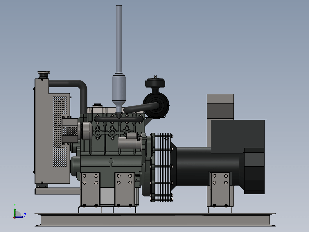 30Kw柴油发电机外形