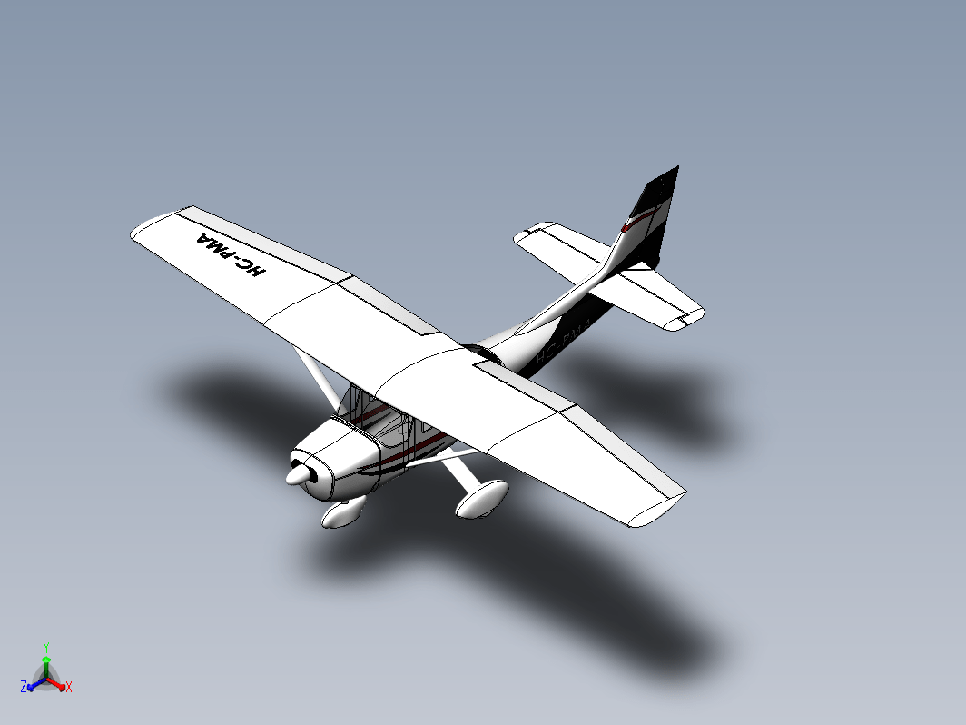 c172小型通用飞机