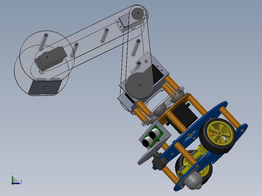 RoboArm 双轮机器人小车