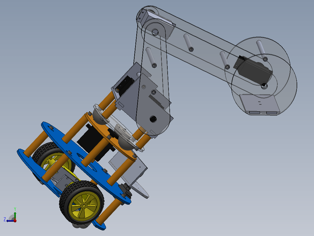 RoboArm 双轮机器人小车