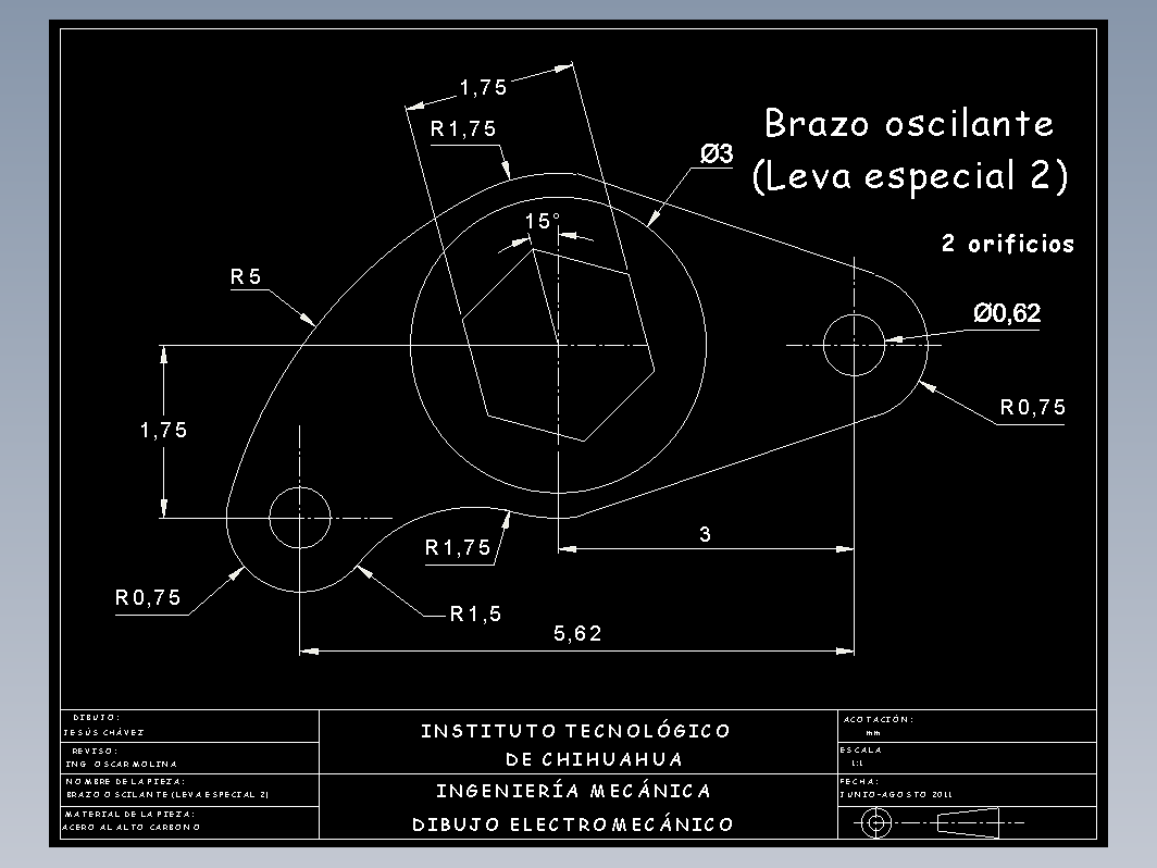 摇臂（AUTOCAD和.DXF）