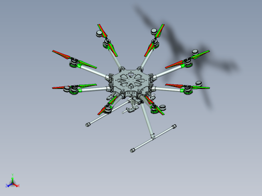大疆DJI s1000八轴飞行器缩略图