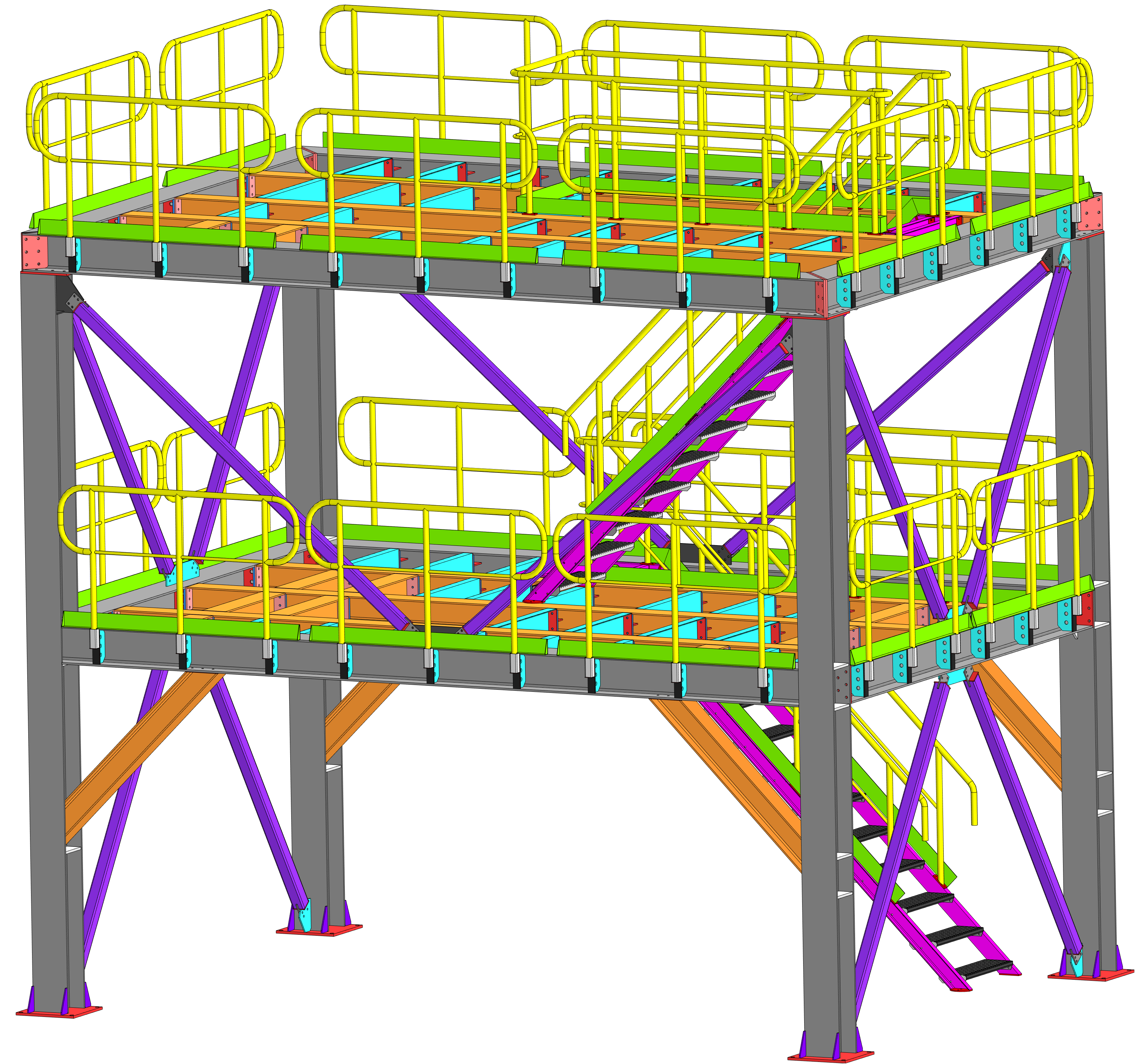 ndustrial-platform-5工厂钢结构平台