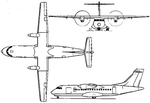 ATR42飞机运输机缩略图