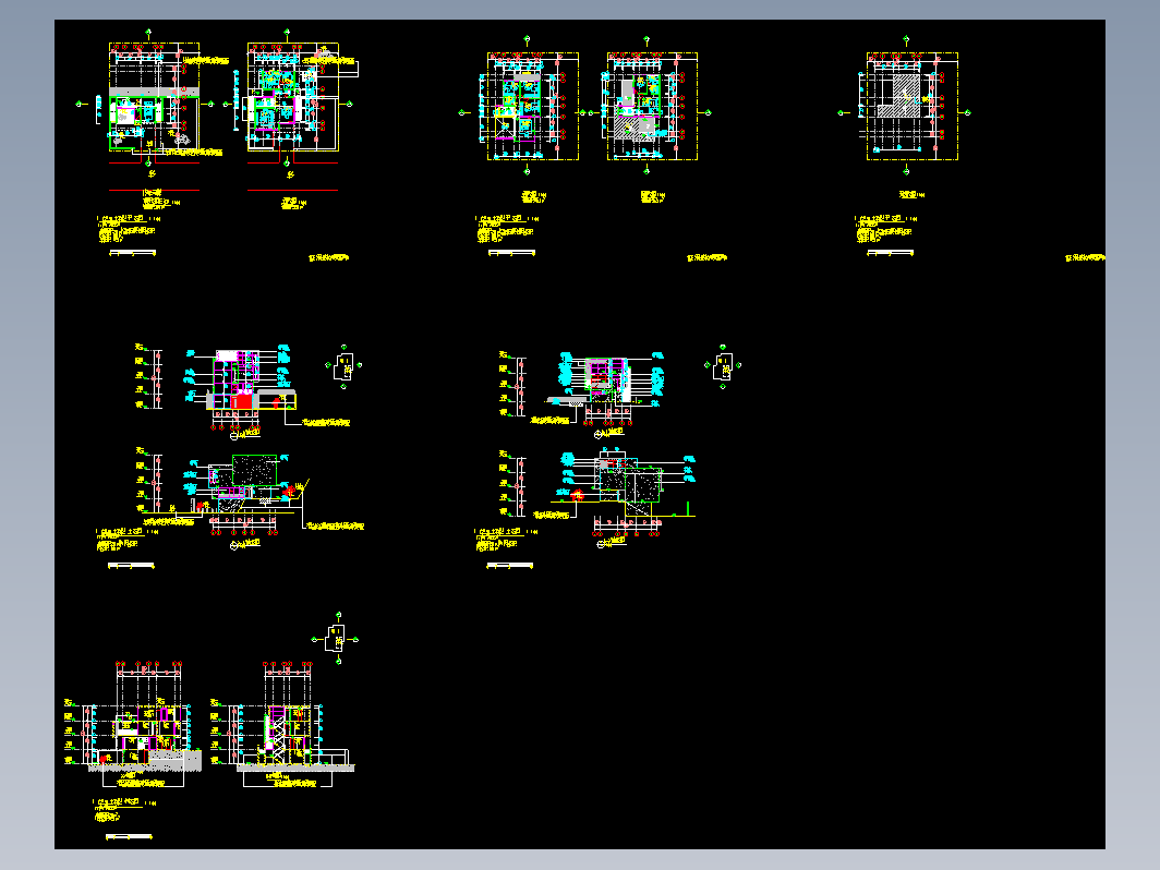 别墅排屋CAD-E型