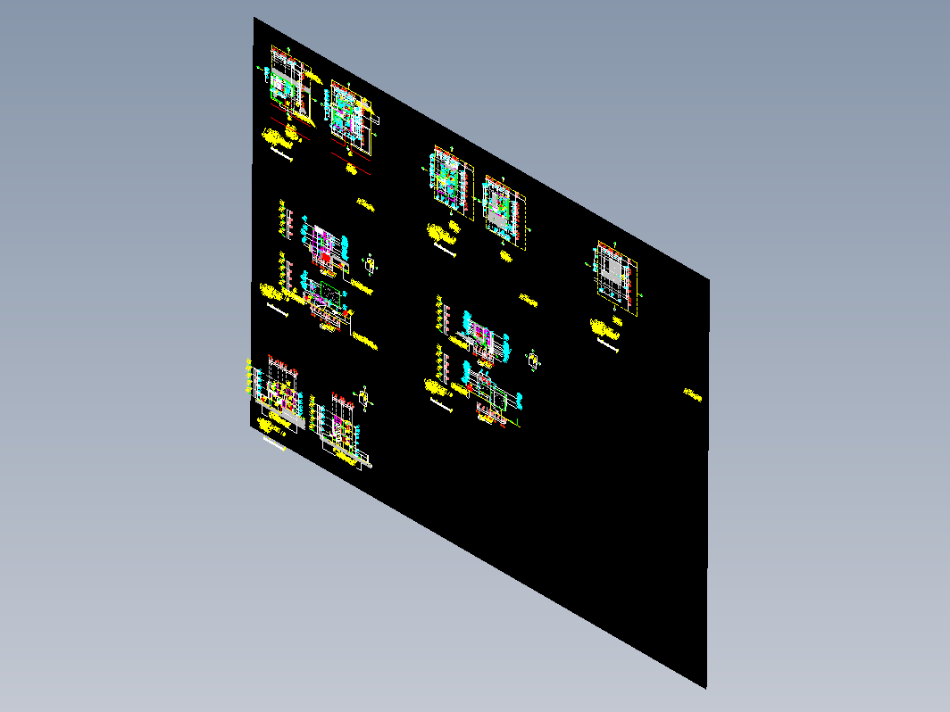 别墅排屋CAD-E型