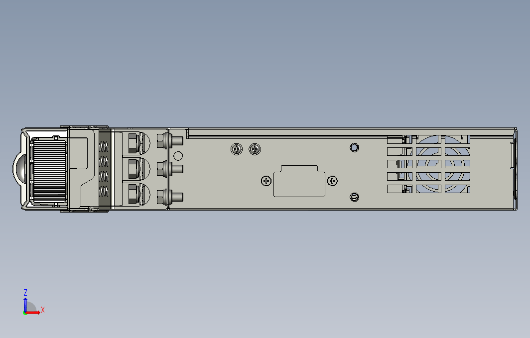 高性能多机传动驱动器STEP_B00(MD810-20M4T22G010+整机外形图)