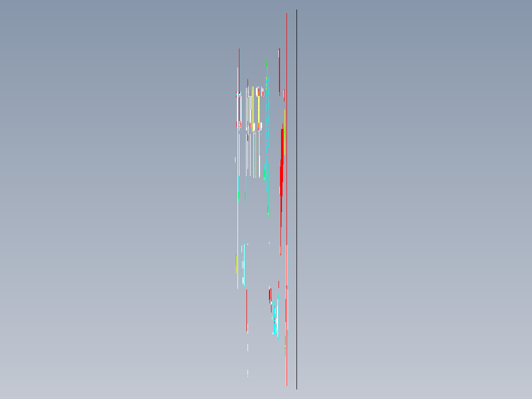 轧辊工作辊装配图 dwg