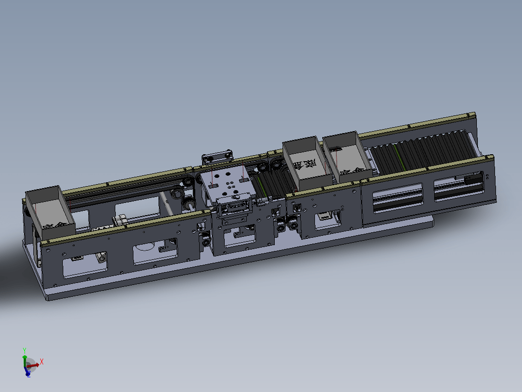 工业3d型箱式输送机