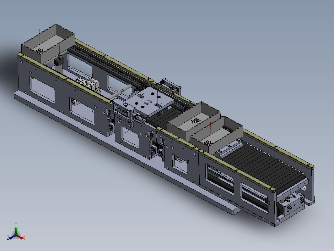 工业3d型箱式输送机