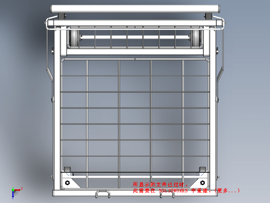 工业工具篮（带工程图）