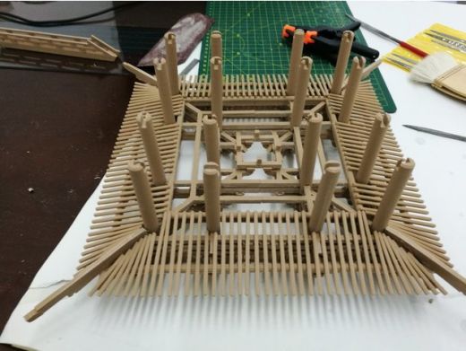 中国唐代古建筑模型缩略图