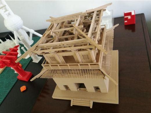 中国唐代古建筑模型缩略图