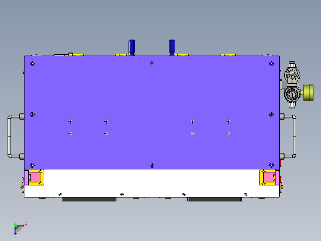 半自动测试夹具