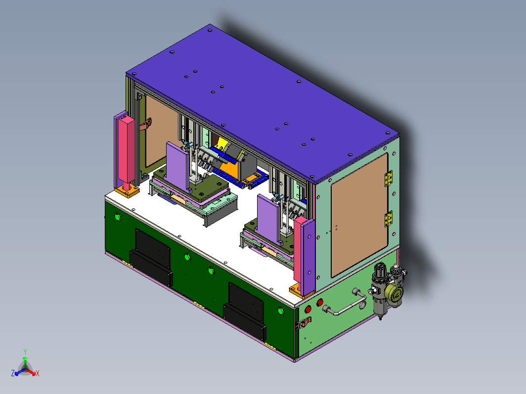 半自动测试夹具