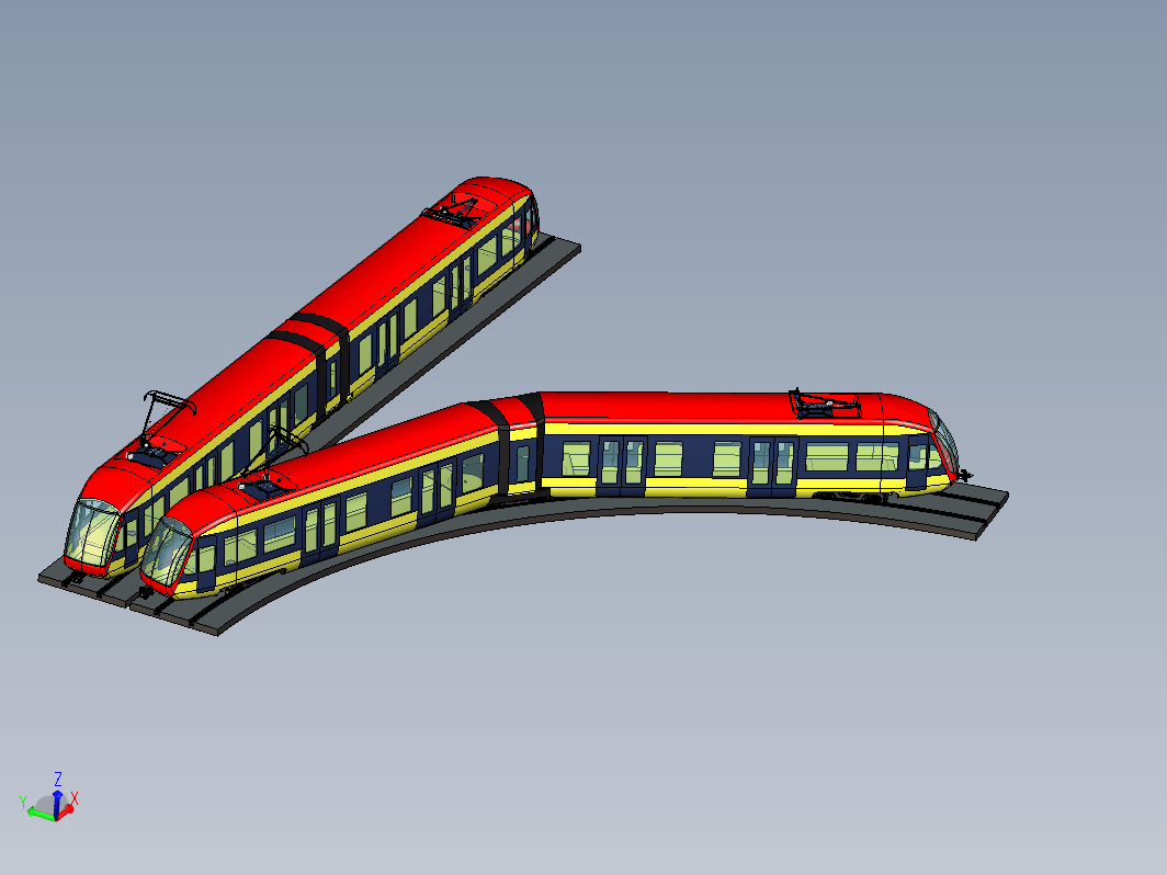 LRV city tram轻轨城市有轨电车