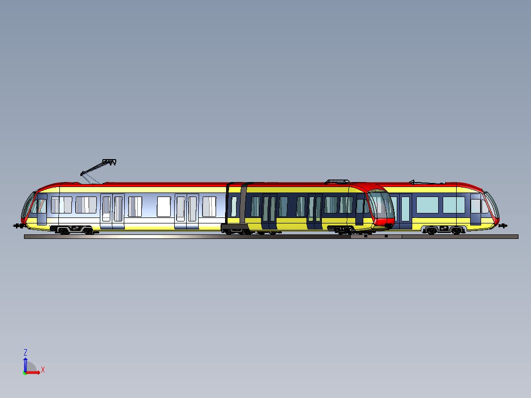 LRV city tram轻轨城市有轨电车