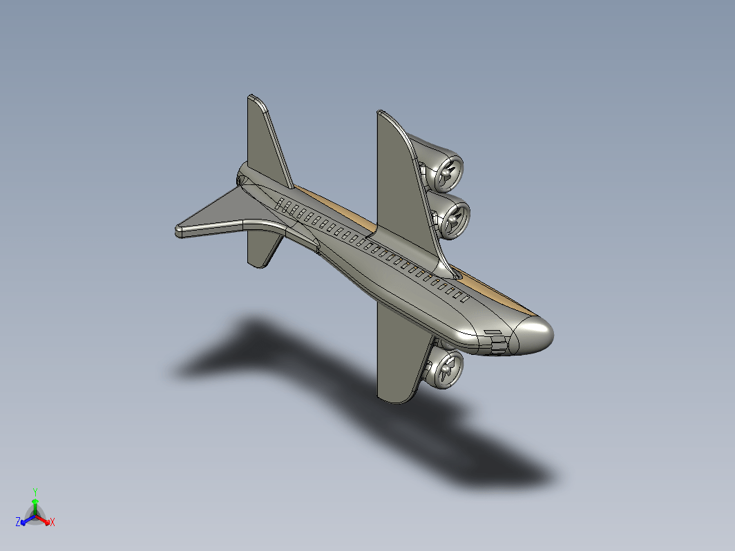 航空飞机表面外形