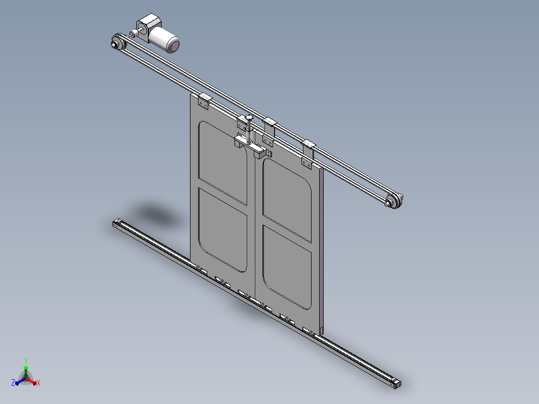 JX1534 大型平移式屏蔽门设计