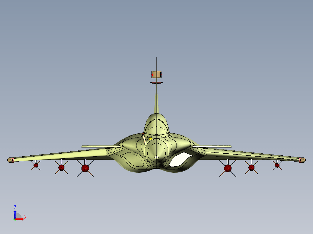 简易Rafale阵风战斗机