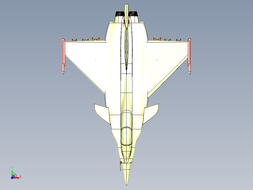 简易Rafale阵风战斗机