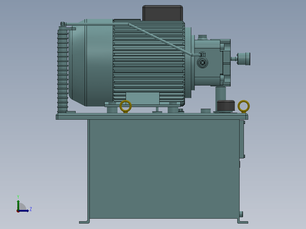 8.0-16.0系列变量液压泵站_SolidWorks设计