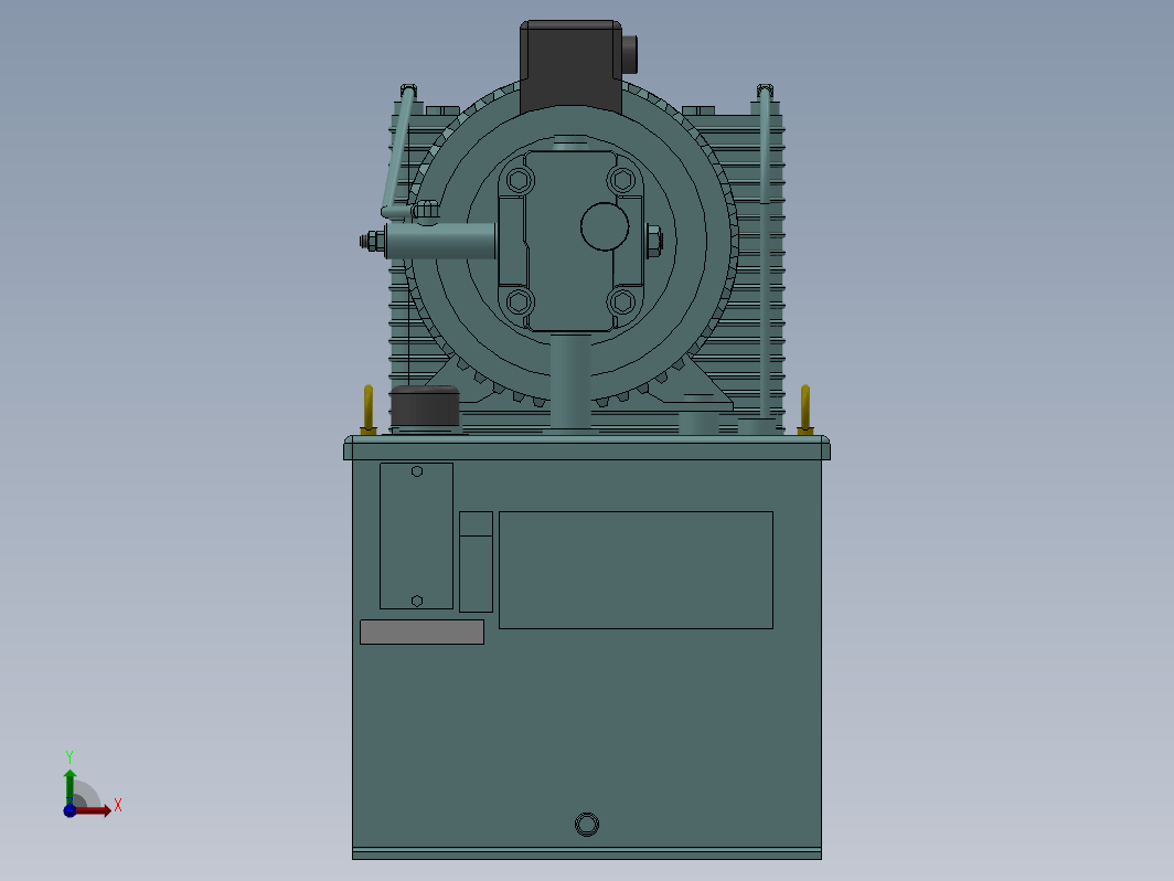 8.0-16.0系列变量液压泵站_SolidWorks设计