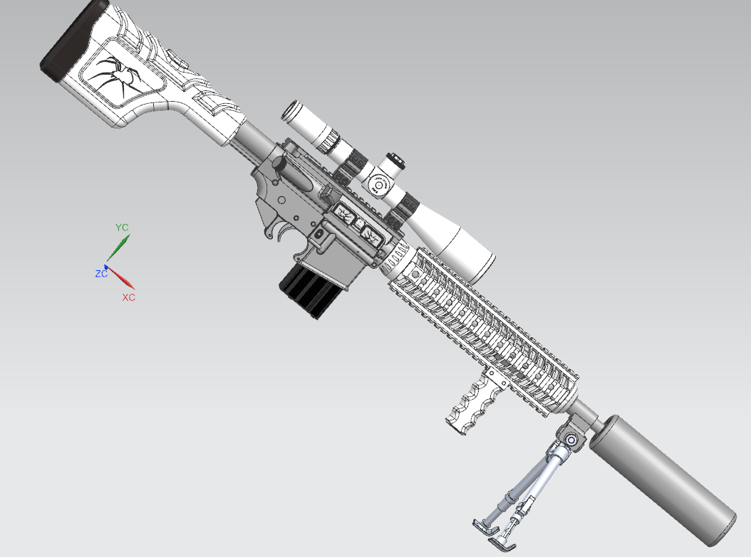 狙击步枪656玩具模型