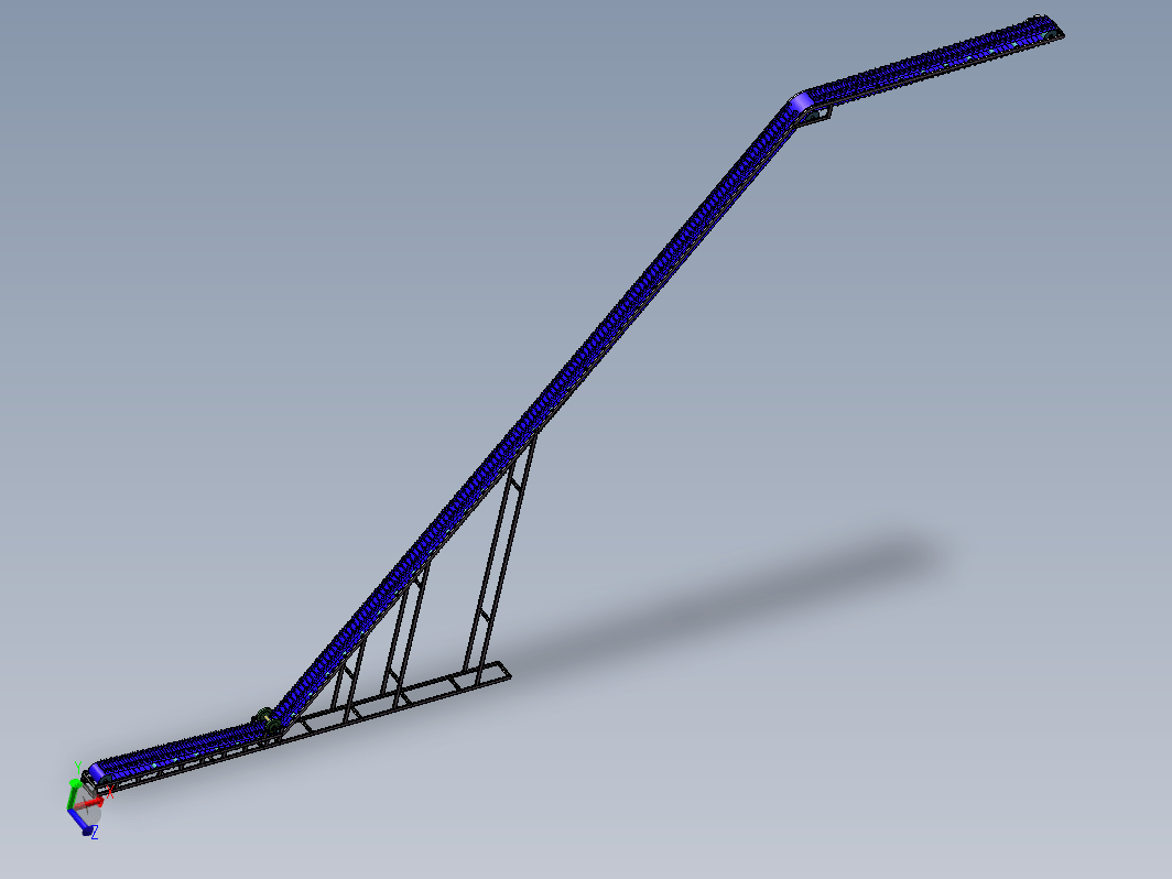 波状挡边带式输送机的设计三维SW+CAD+说明书