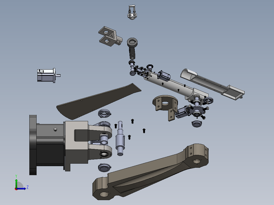 汽车车身焊接机器人虚拟样机设计三维SW2017带参+CAD+说明书