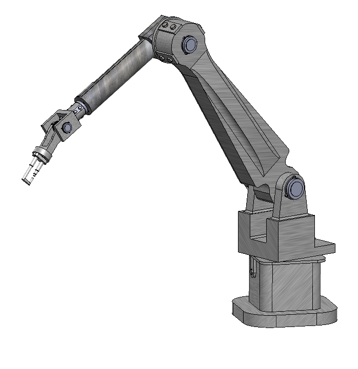 汽车车身焊接机器人虚拟样机设计三维SW2017带参+CAD+说明书