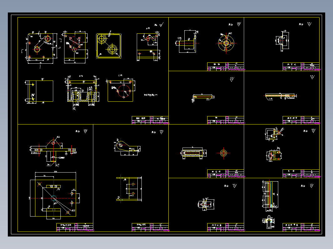 单线画线机 CAD+设计说明书