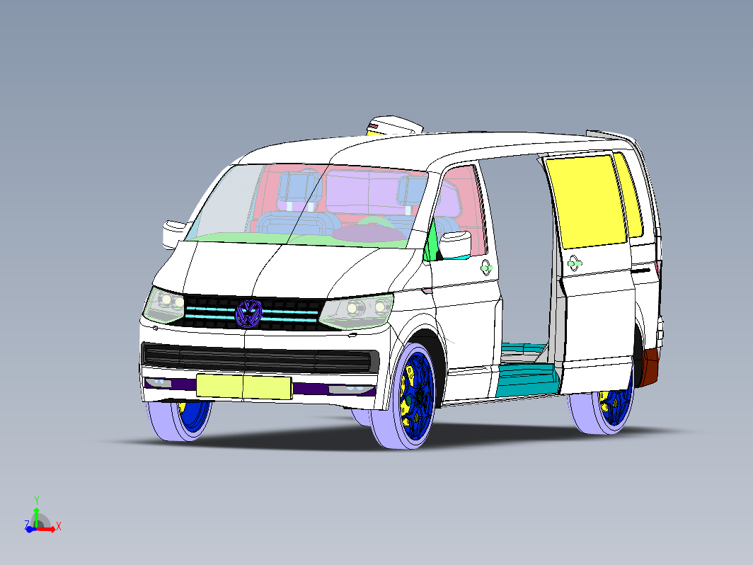 VW transpoter t6轻型商用车面包车