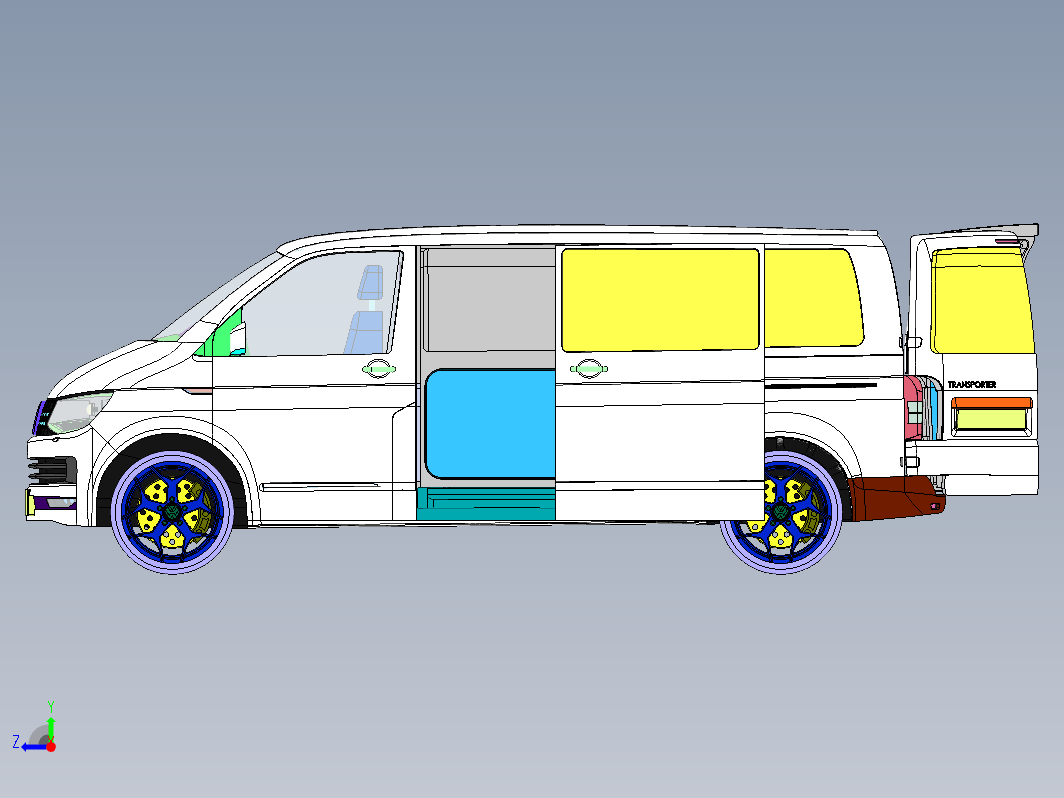 VW transpoter t6轻型商用车面包车