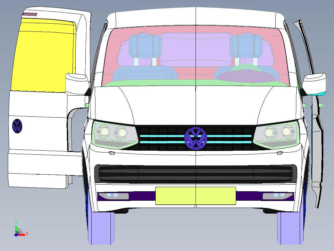 VW transpoter t6轻型商用车面包车