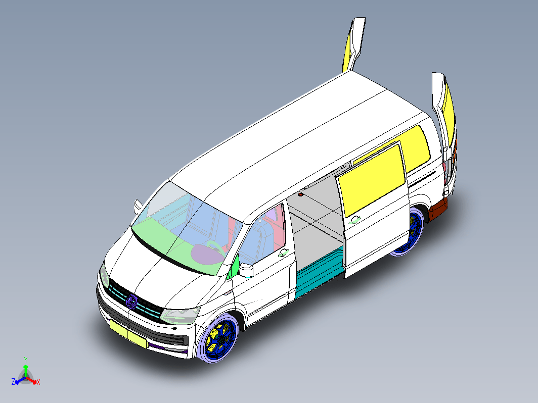 VW transpoter t6轻型商用车面包车