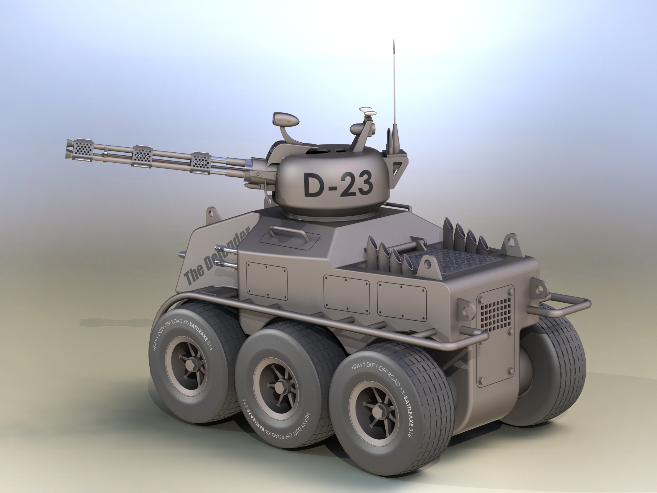 Defender HDR D-23战车
