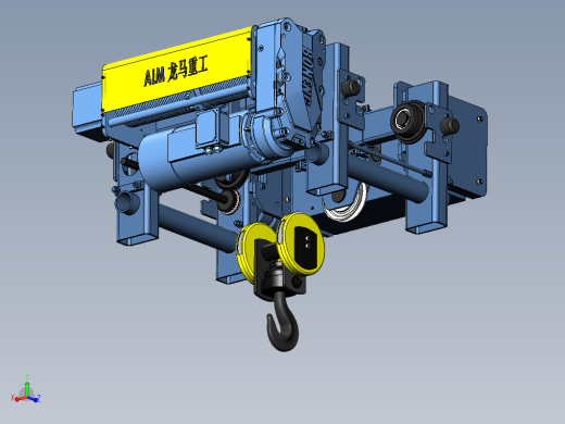 T109 5t 葫芦solidworks2013模型